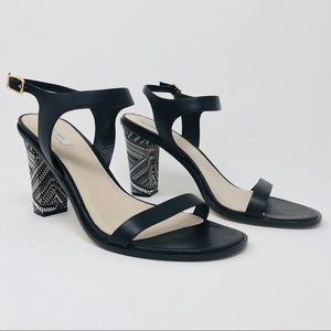 Cole Haan ‘Cambon' Leather Heel Sandals